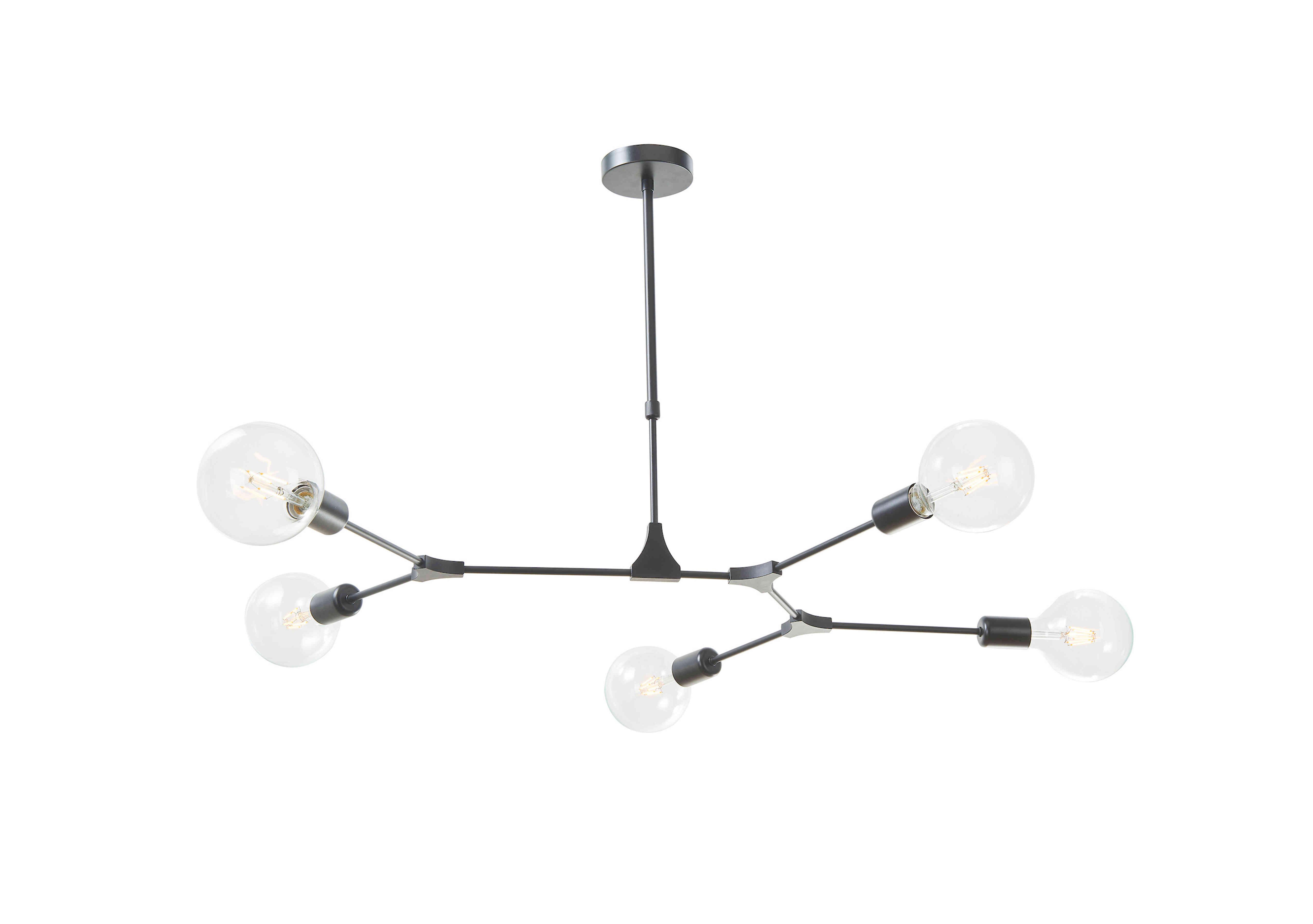 Euphemia 5 Light Semi Flush Pendant Furniture Village