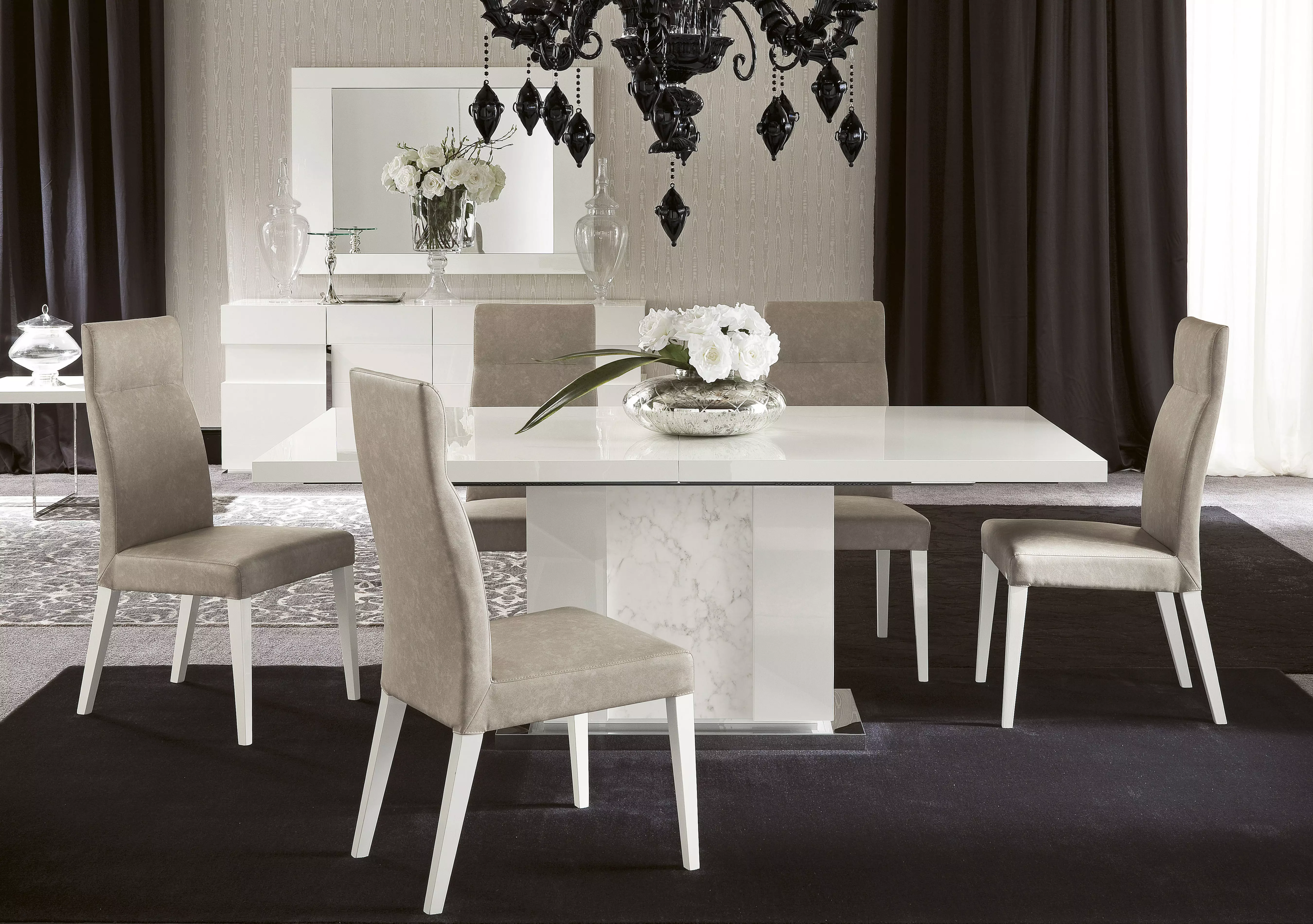 High Gloss Dining Tables Furniture Village