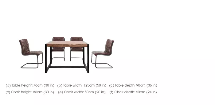 Fire Small Dining Table And 4 Chairs Furniture Village