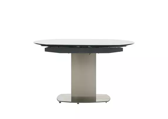 Modern glass deals extendable dining table