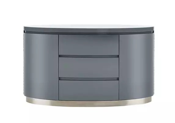 Light grey gloss deals sideboard