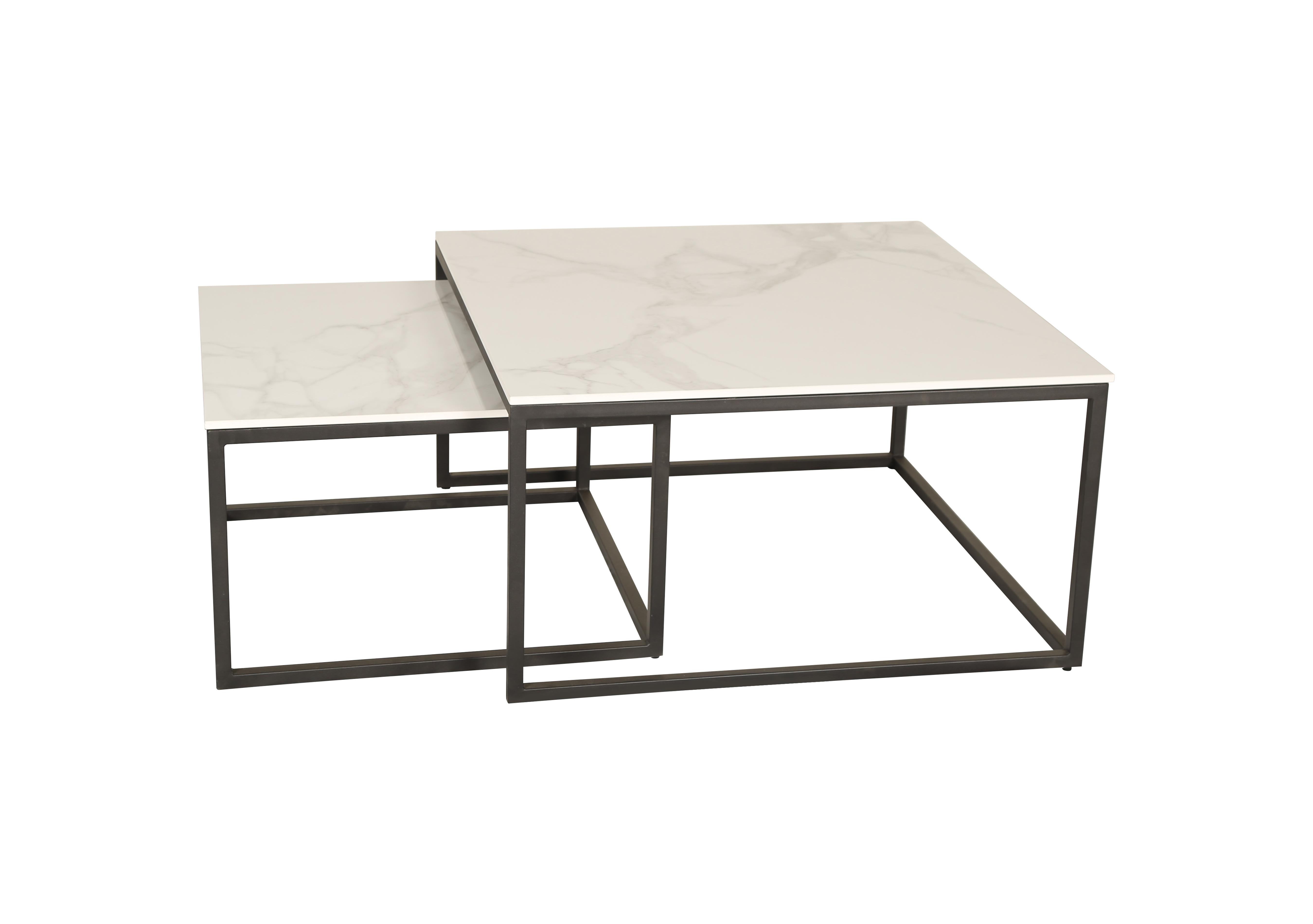 Fredo Square Nest of Coffee Tables Furniture Village