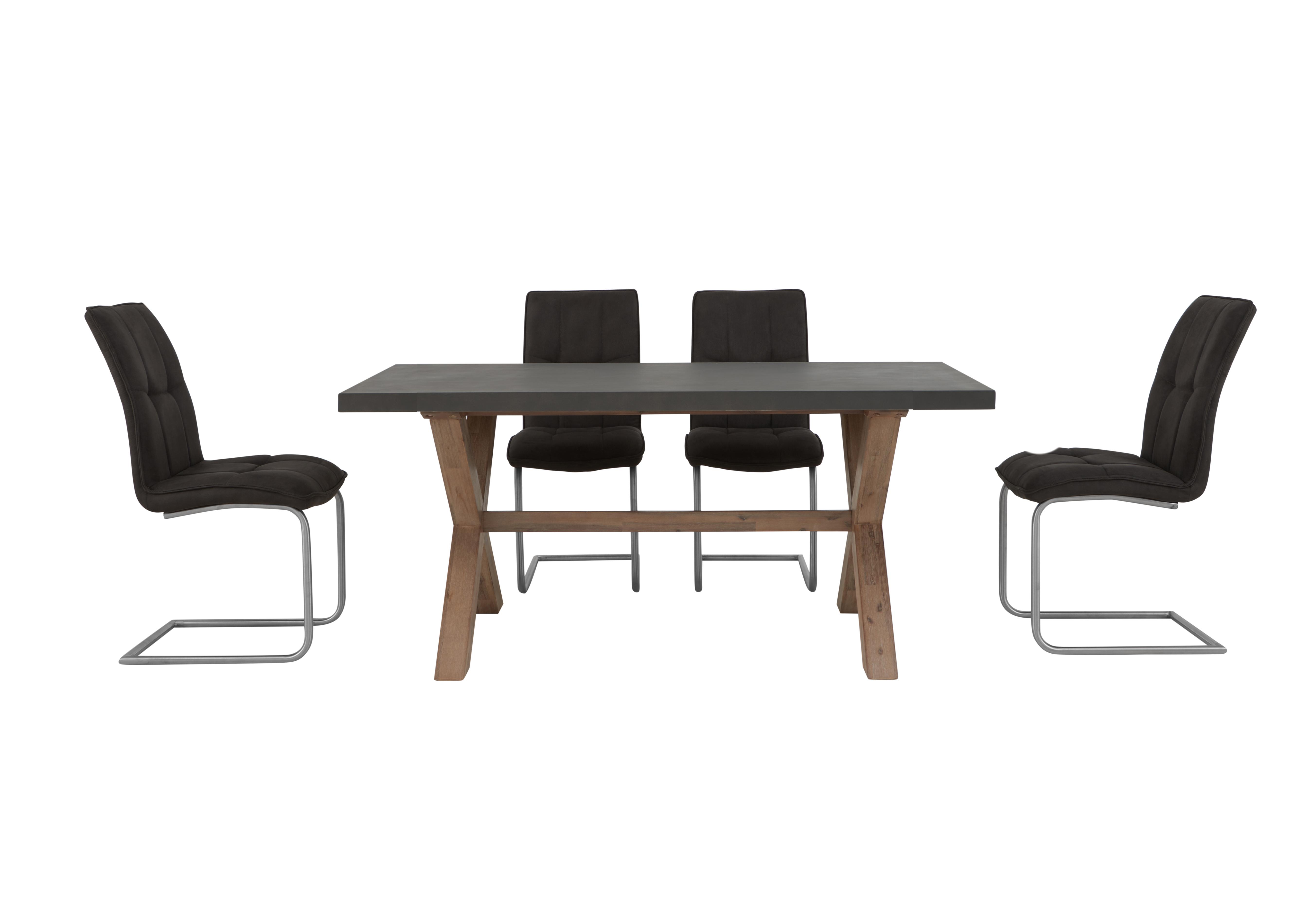 Fusion Small Table and 4 Chairs Dining Set - Furniture Village