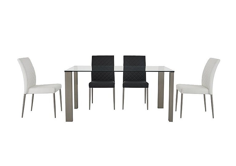 Fuze Dining Table and 4 Chairs - Furniture Village