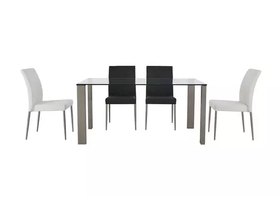 Fuze grey clearance dining table