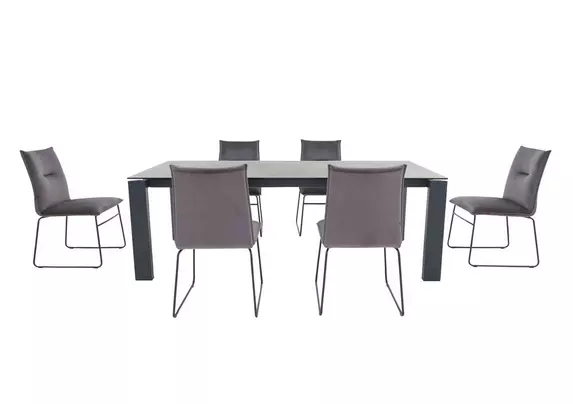 Ski leg store dining table