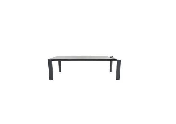 Gate Extra Large Extending Dining Table with Matt Grey Legs and 6