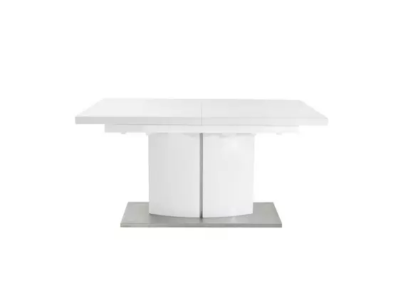 Small white gloss dining table and chairs hot sale