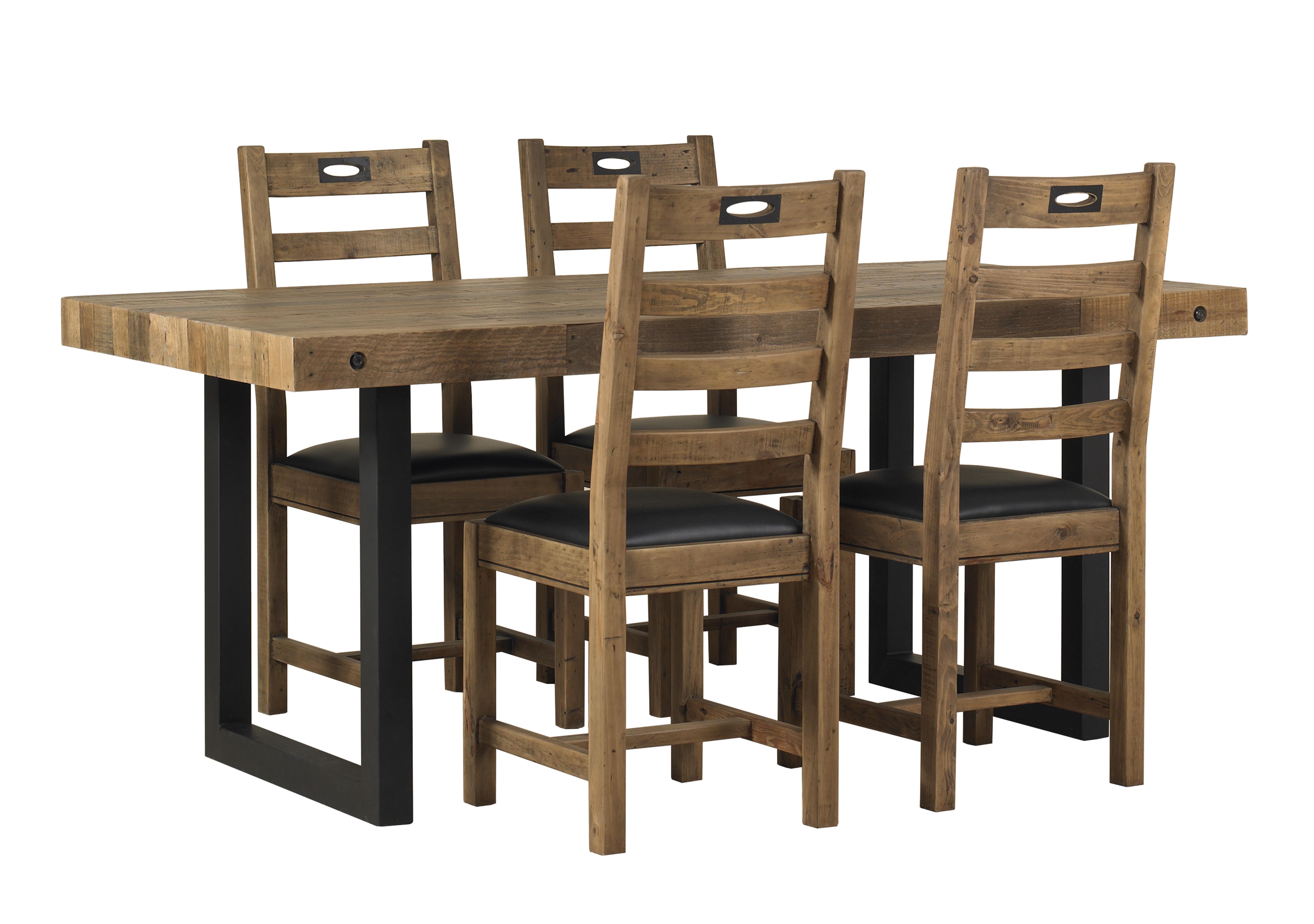 Hoxton Dining Table with 4 Chairs Furniture Village