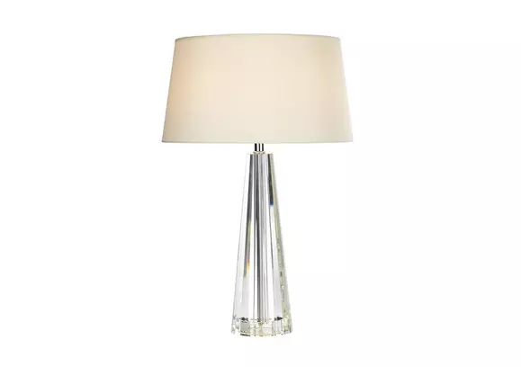 Lustre ombre deals glass table lamp