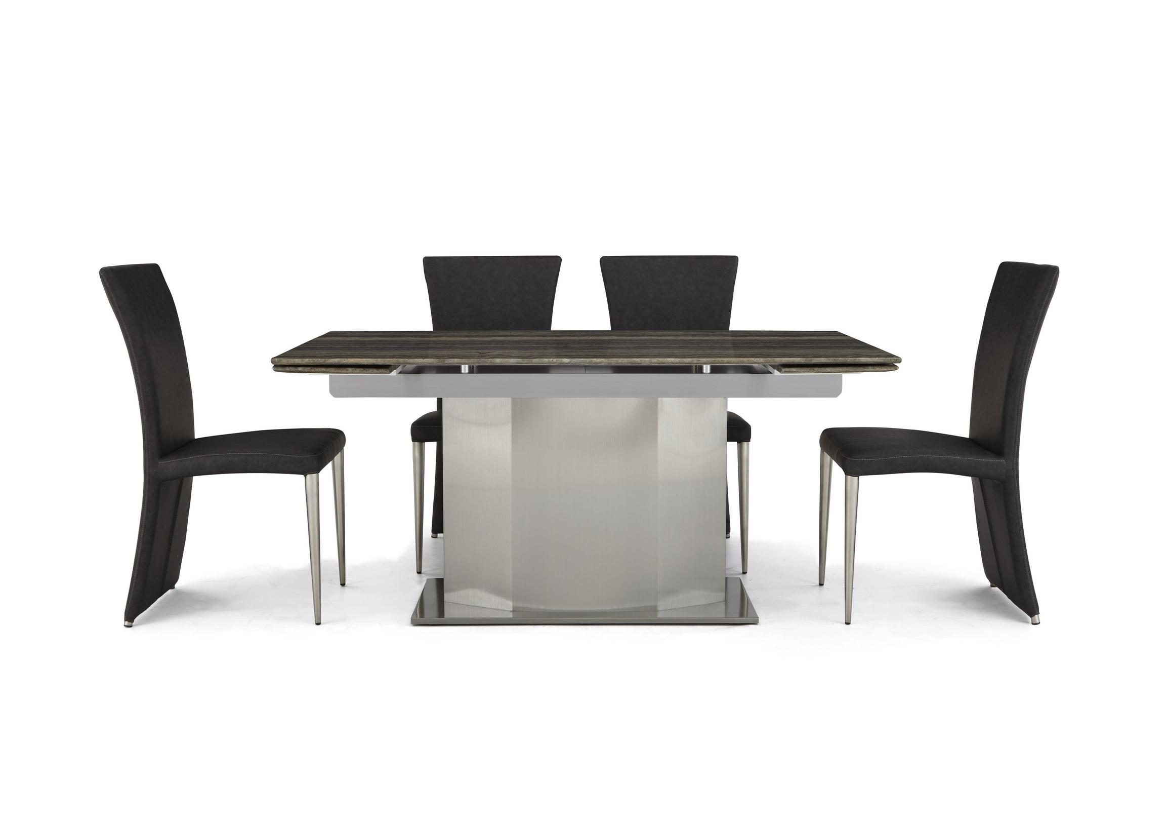 Long Island Dining Table And 4 Edison Chairs Furniture Village
