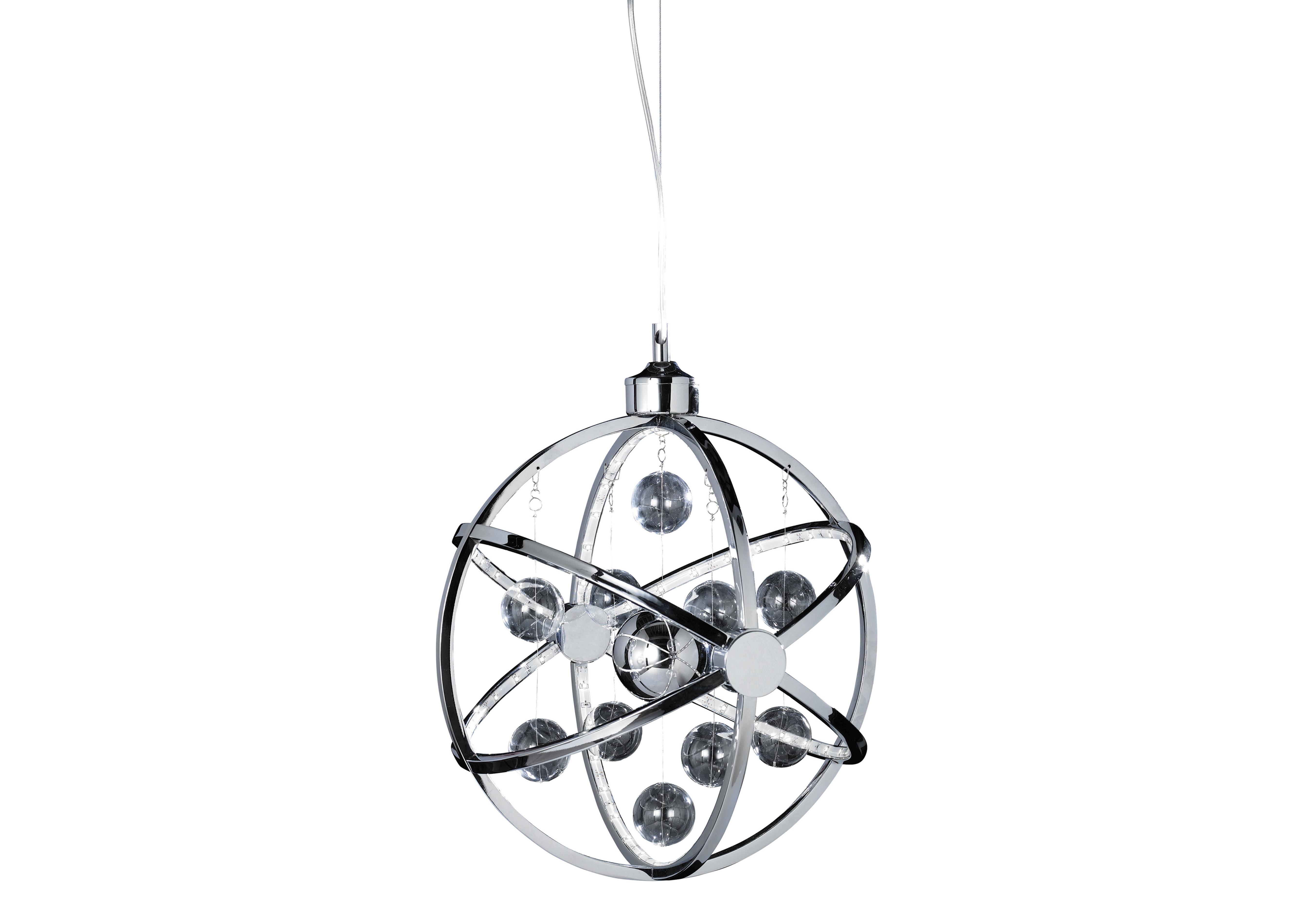 Lumi Chrome Large Pendant Light Furniture Village