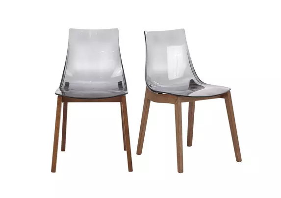 Plexiglass best sale dining chairs