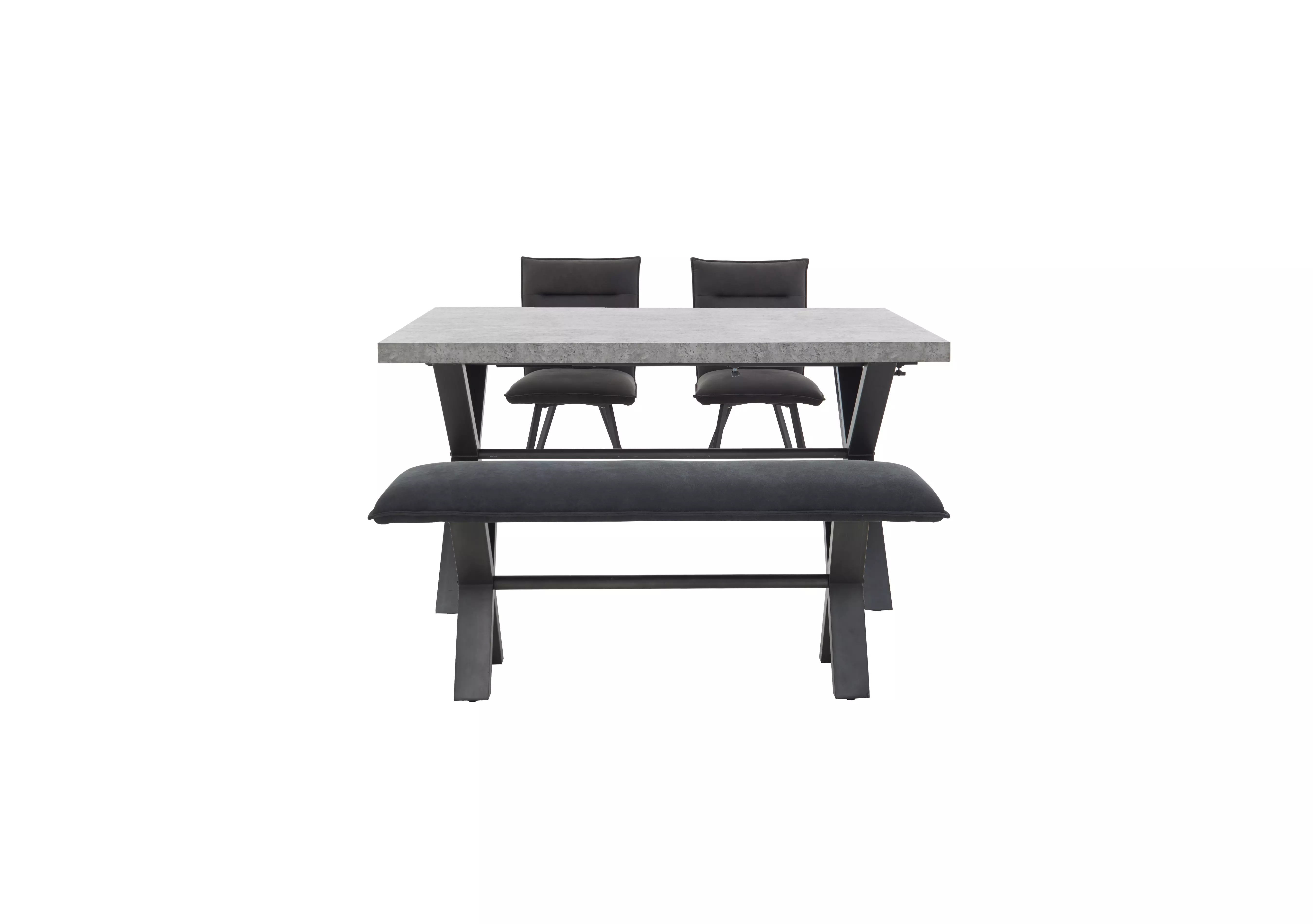 Moon Small Dining Table 2 Chairs And Small Bench Furniture Village