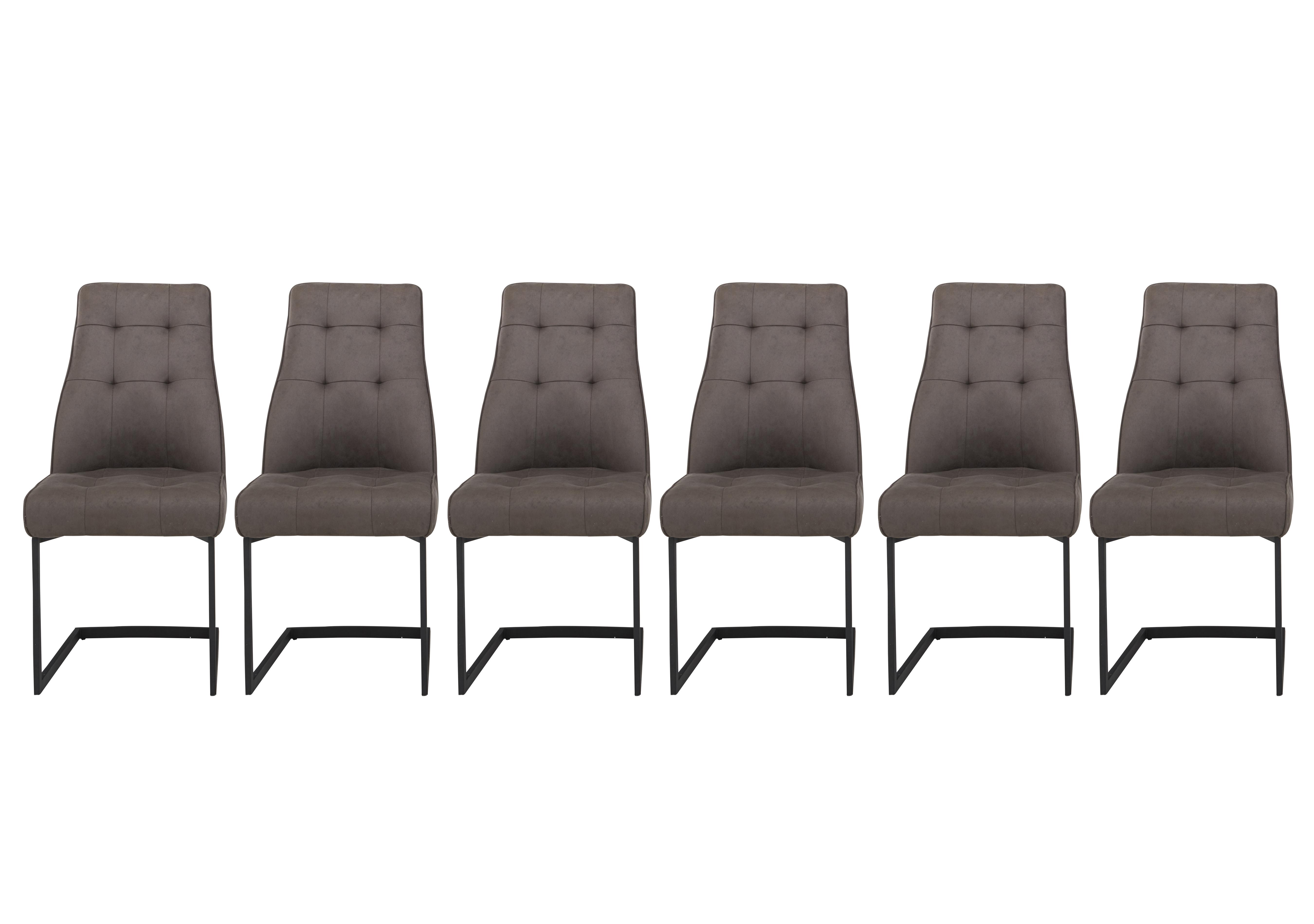 Merlin Set of 6 Dining Chairs Furniture Village