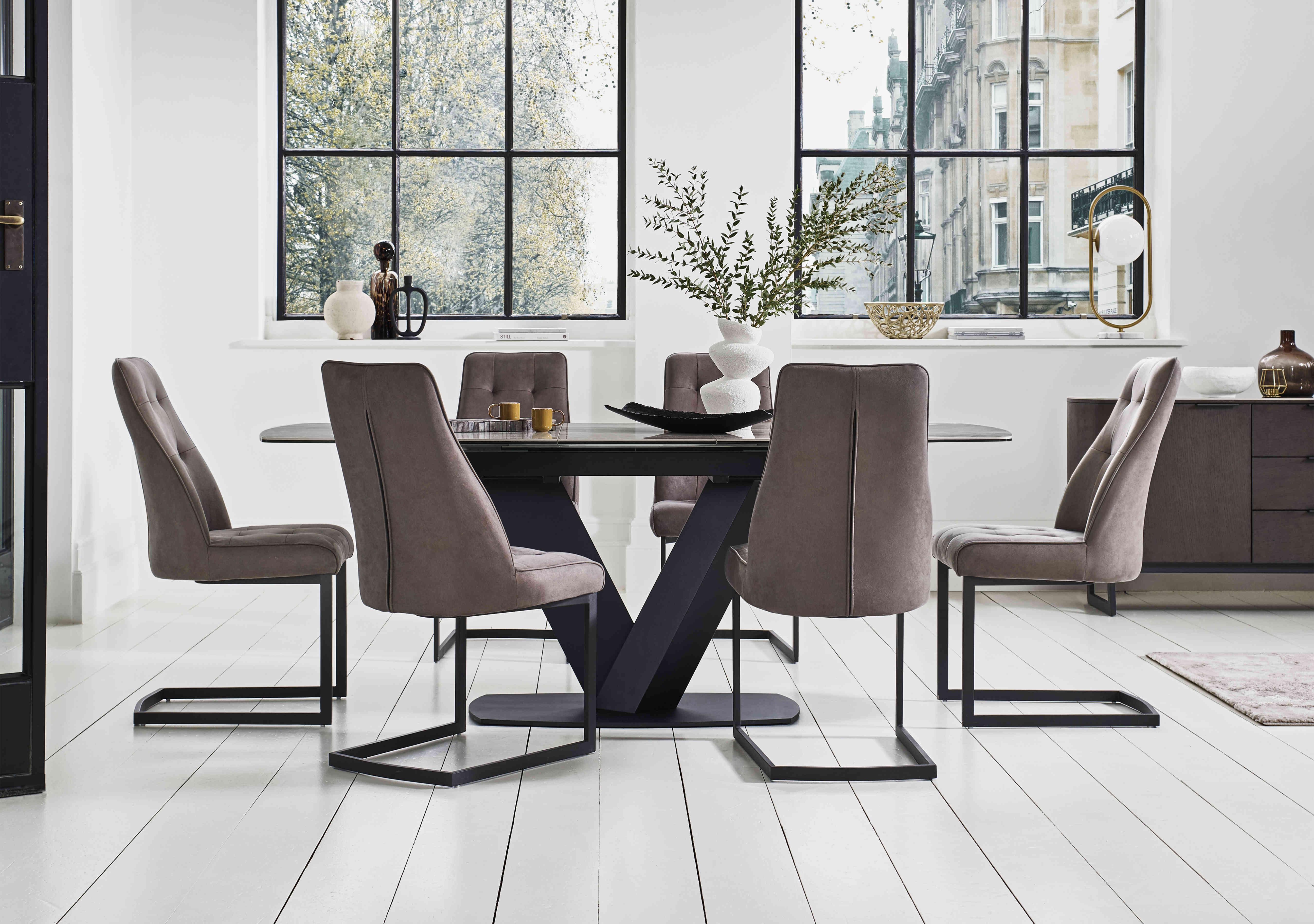 B&m dining table on sale and chairs