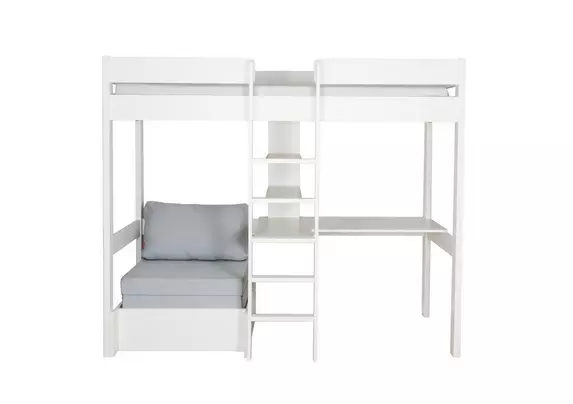 High sleeper with desk deals and chair bed