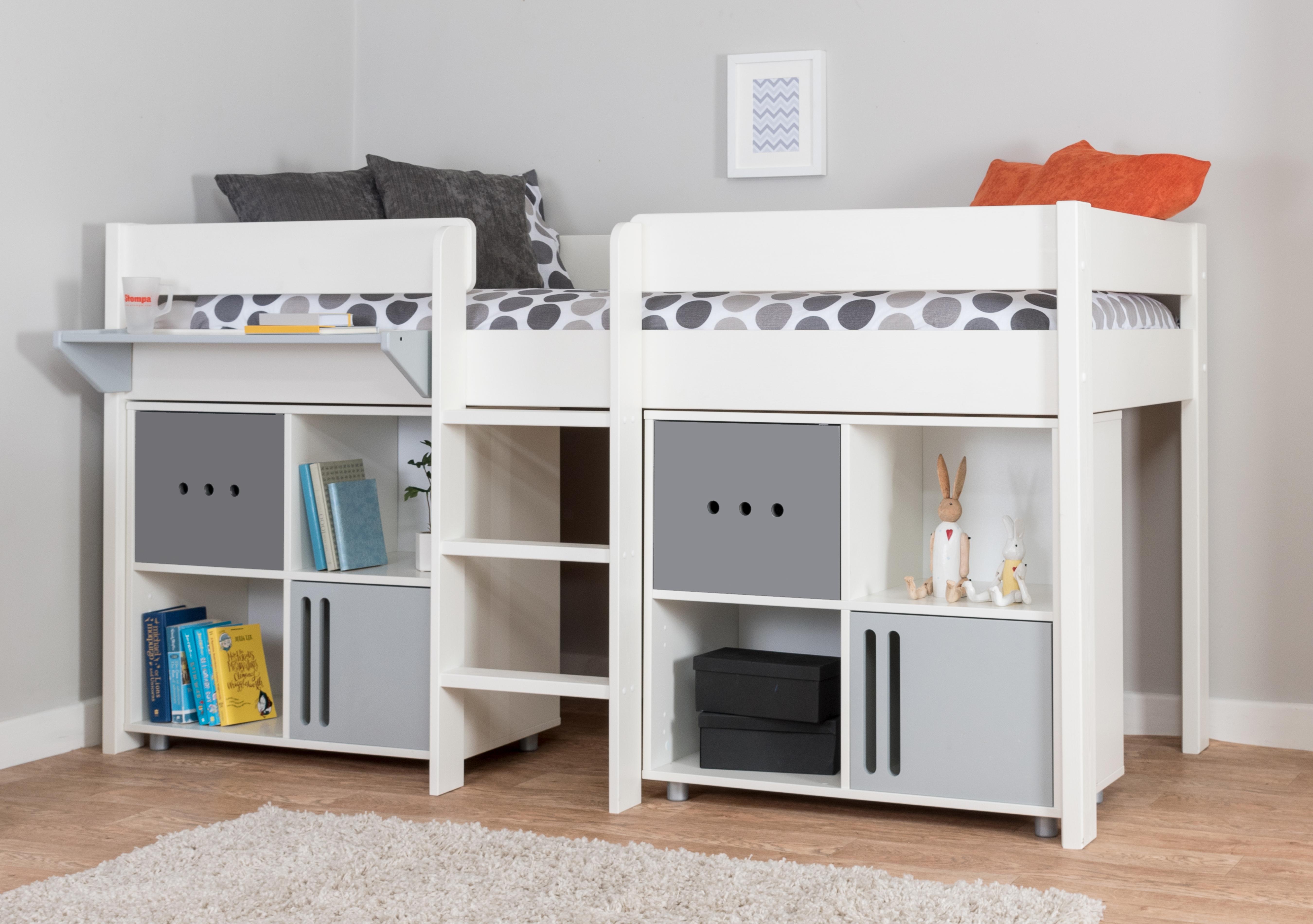 mid sleeper storage bed