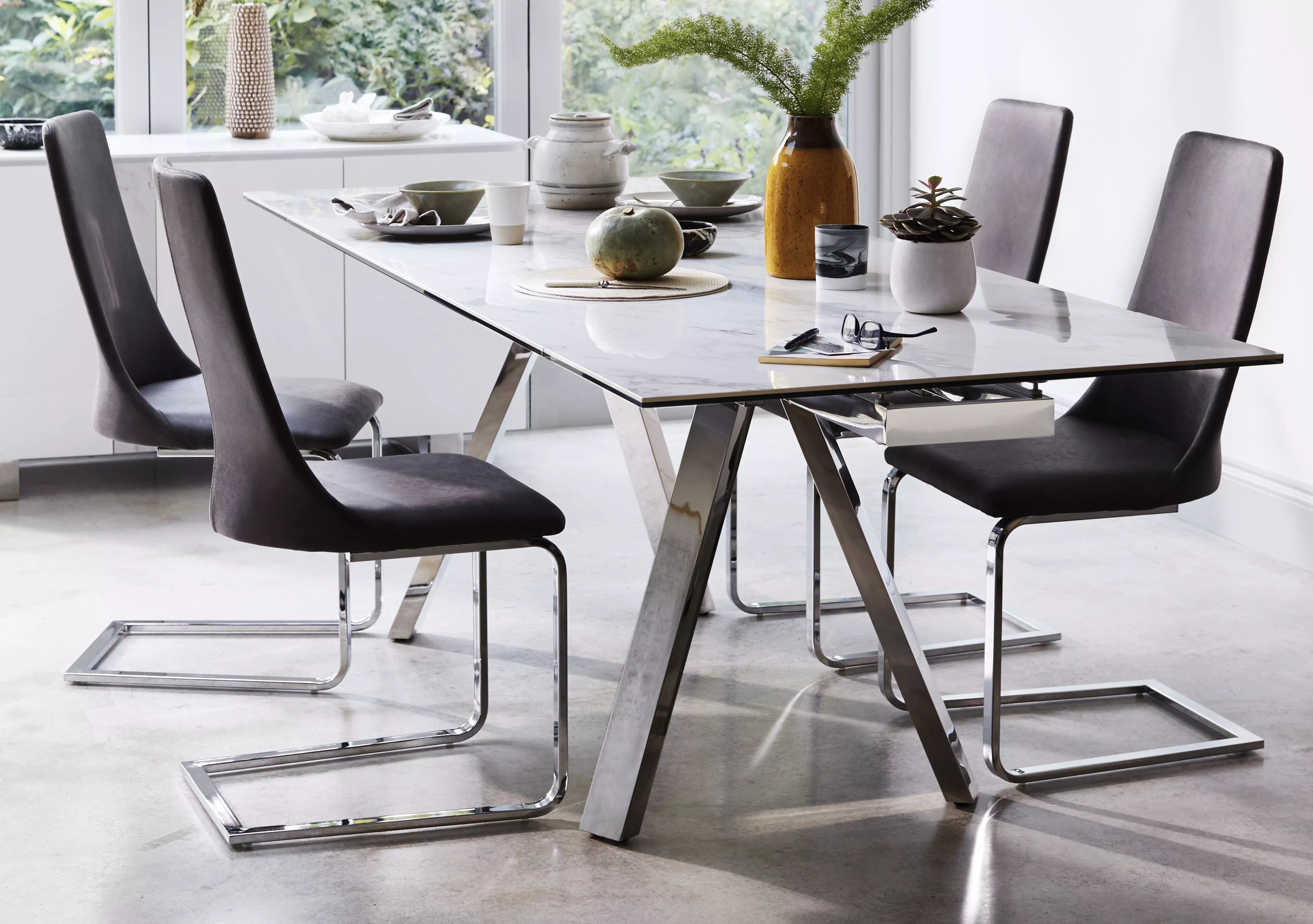 Glass Dining Table Sets Furniture Village