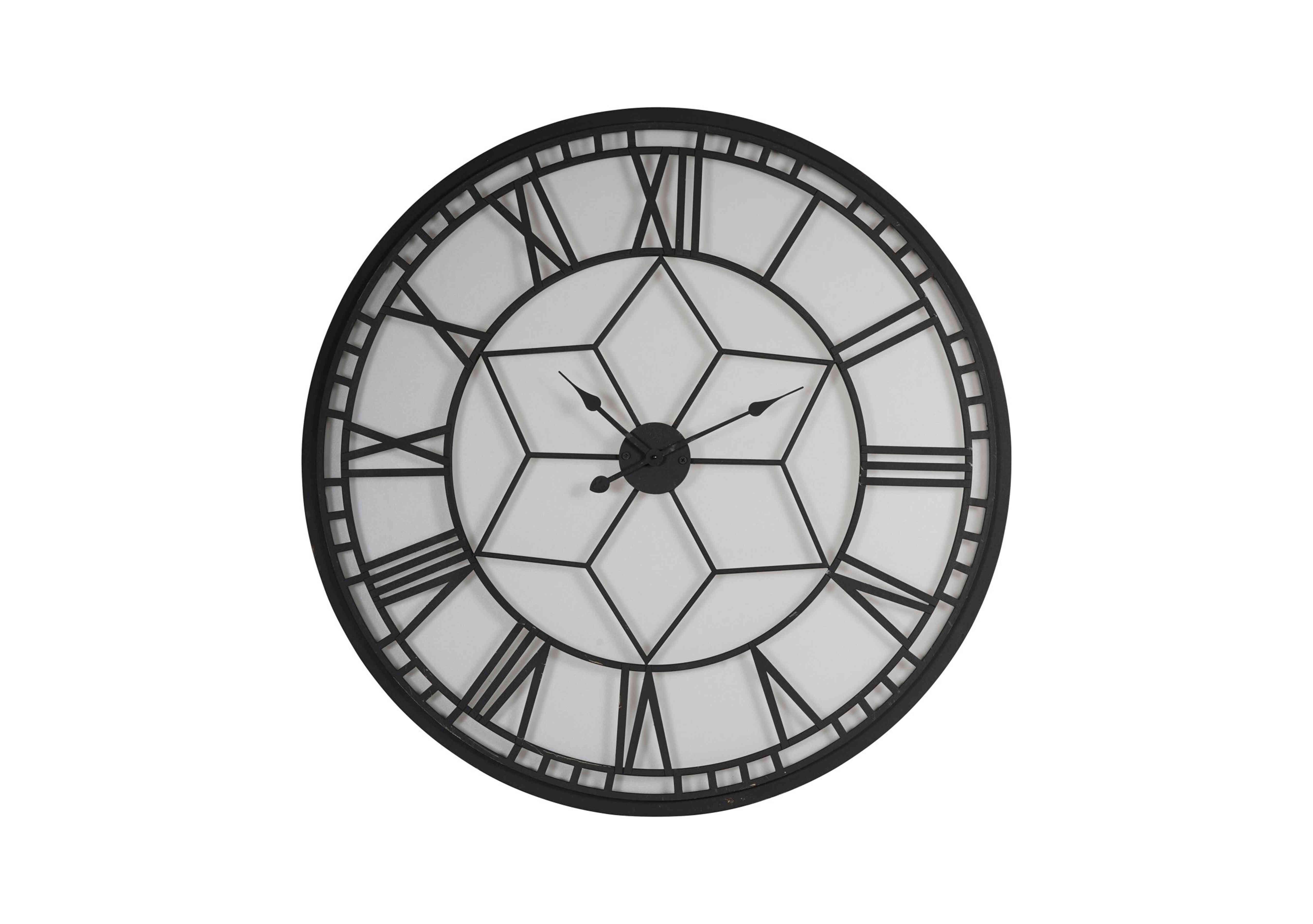 Oakley Backlit Wall Clock Furniture Village
