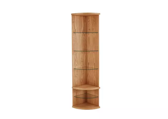 Oak on sale corner unit