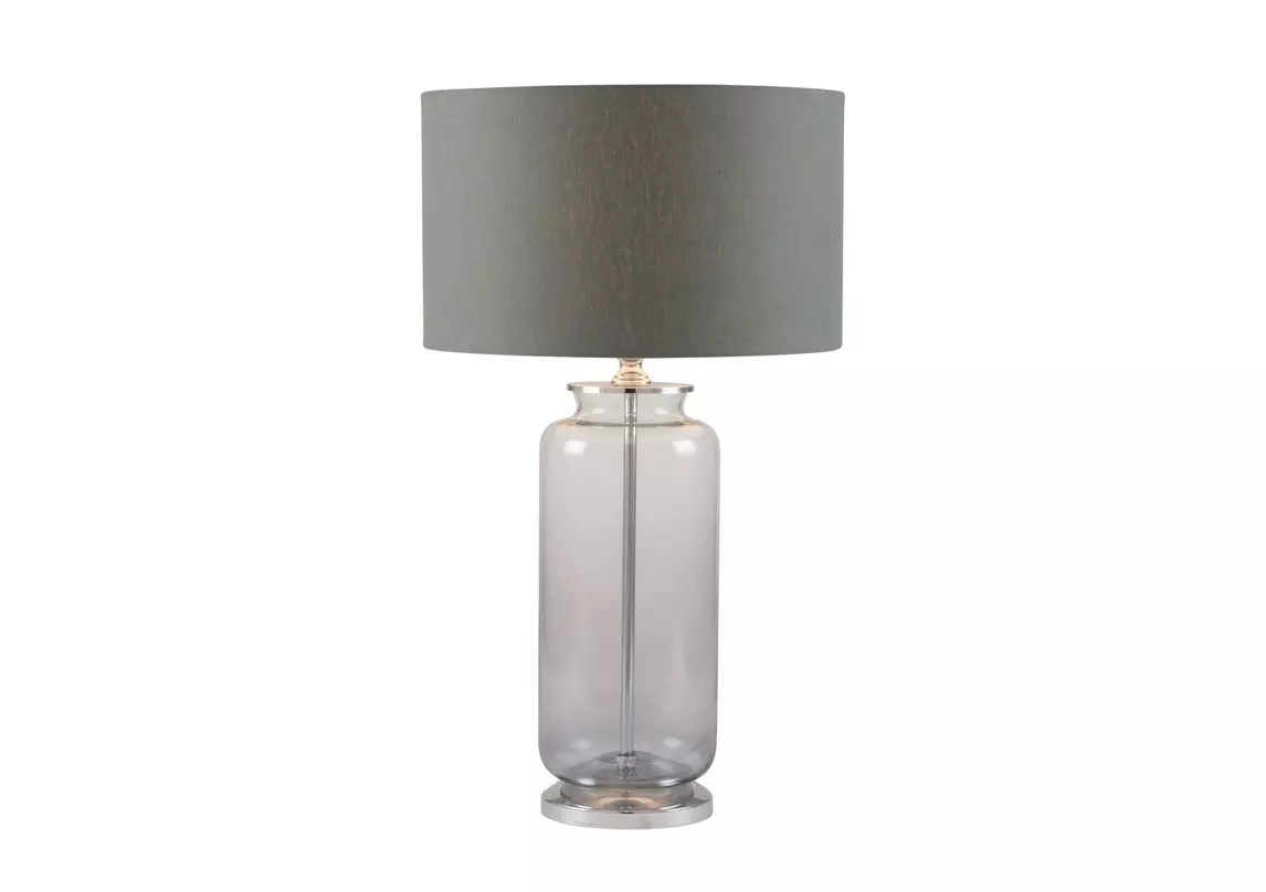 Large ombre deals glass table lamp