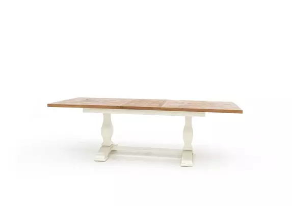 Pattern Extending Parquet Dining Table Furniture Village