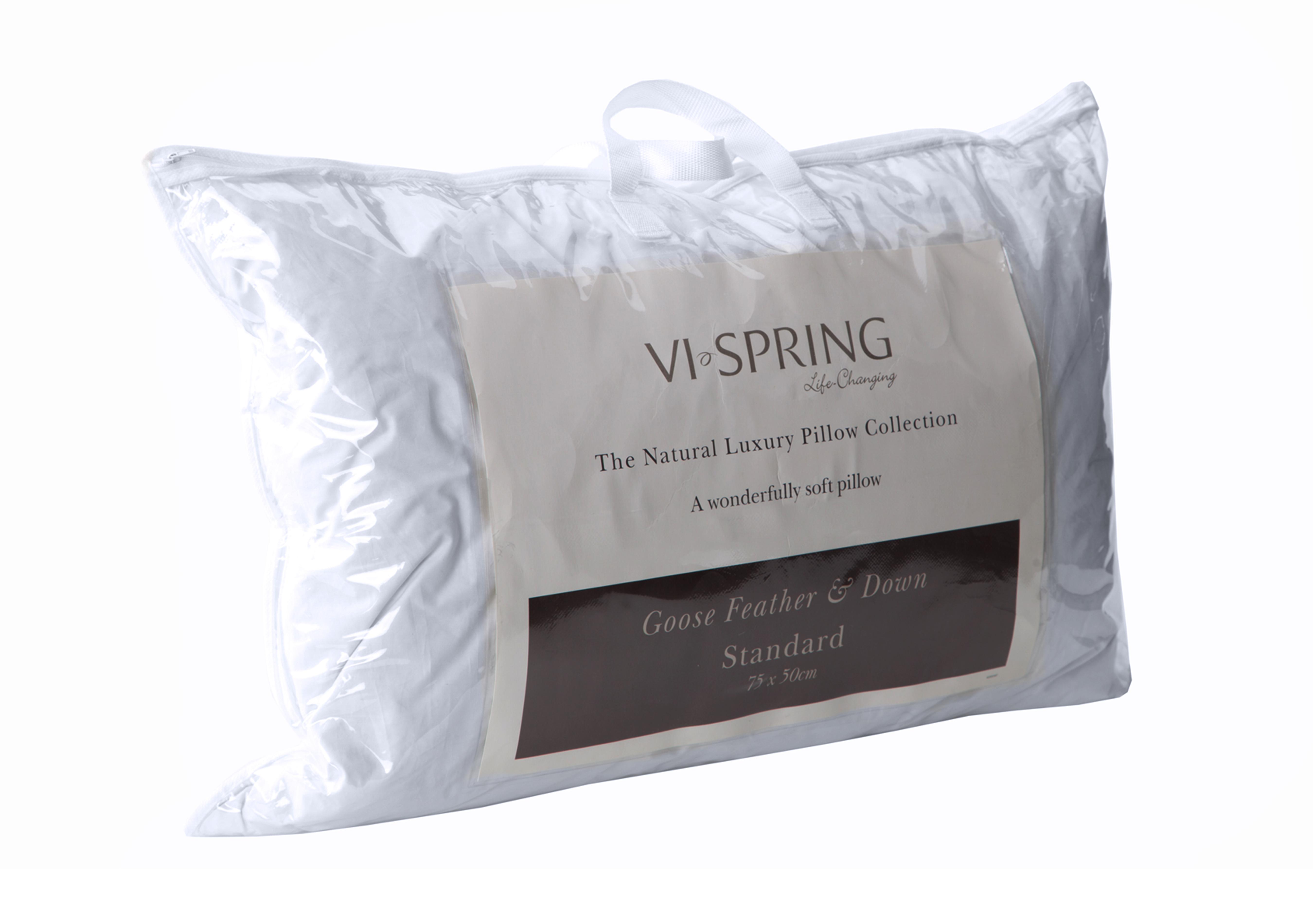 Whitegoose Feather Down Pillow Vispring Furniture Village