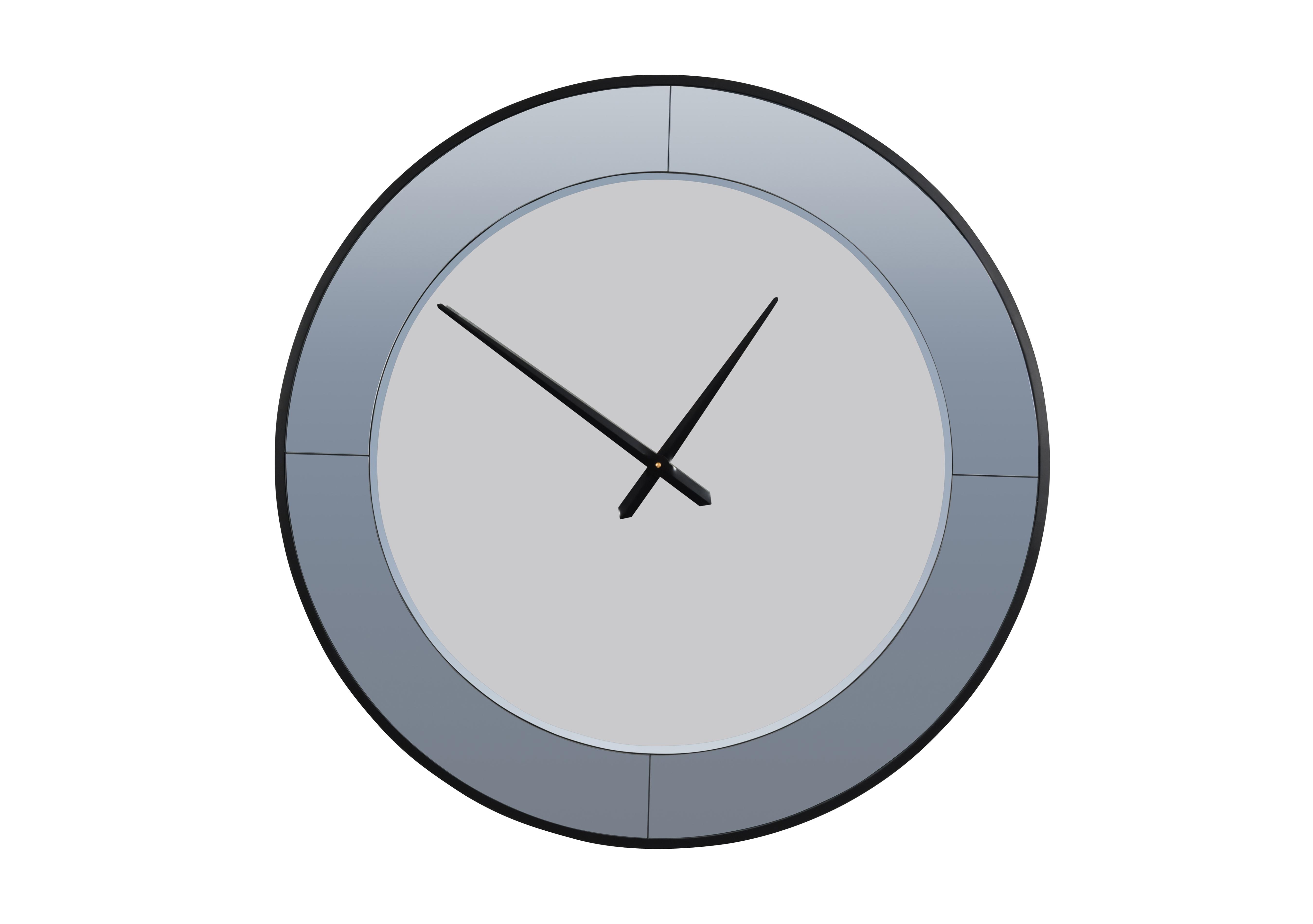 Portia Mirrored Wall Clock Furniture Village