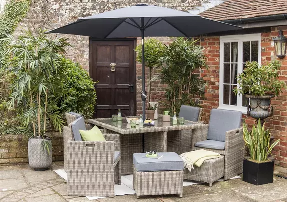 8 seater cube online garden furniture