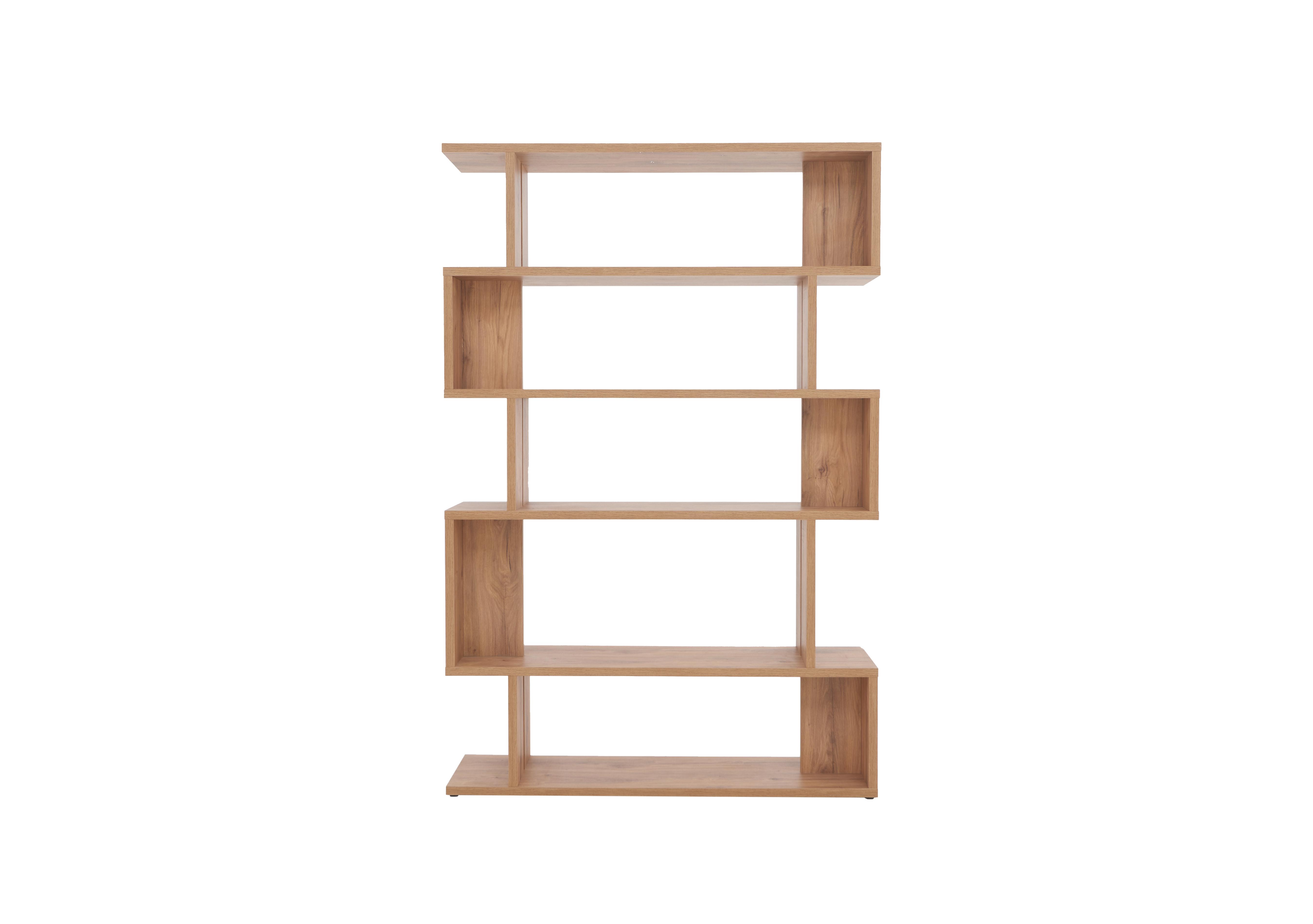 Remi Wide Shelving Oak Furniture Village