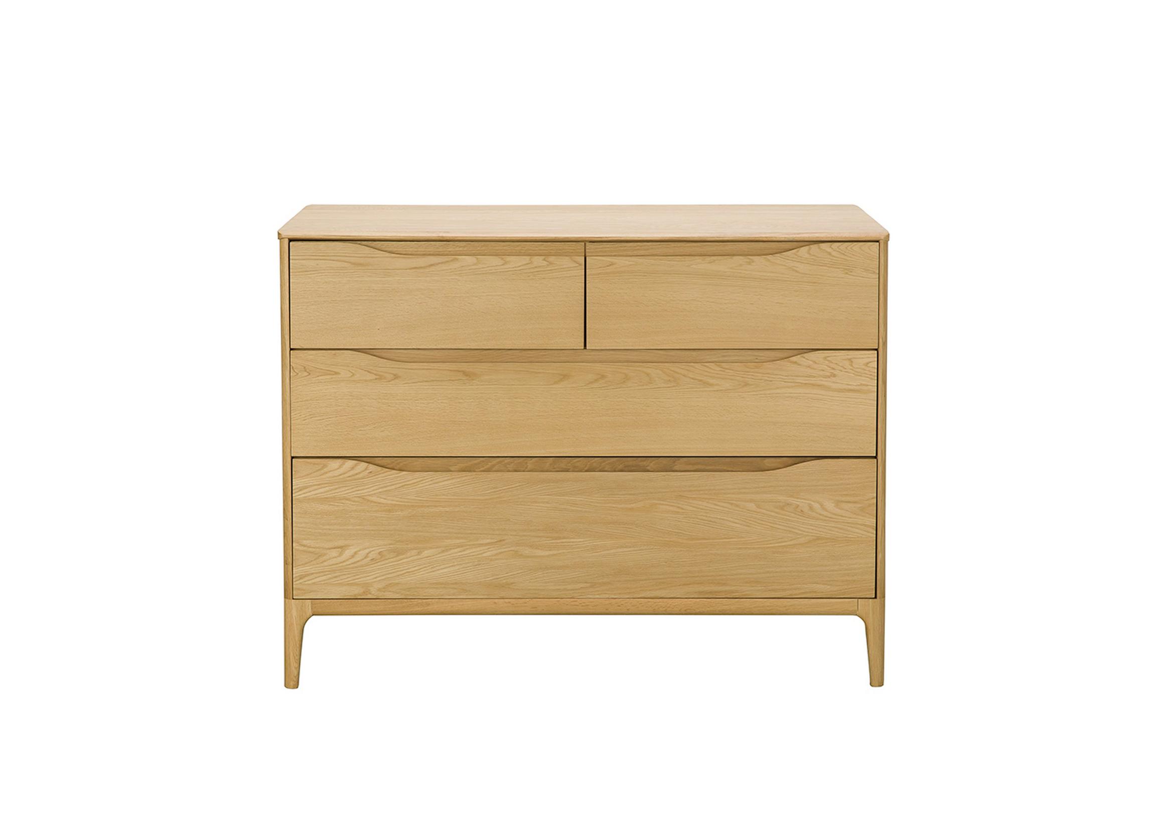 Rimini 4 Drawer Low Wide Chest Ercol Furniture Village