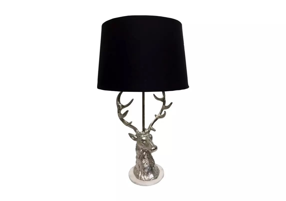 Stag Head Table Lamp Furniture Village