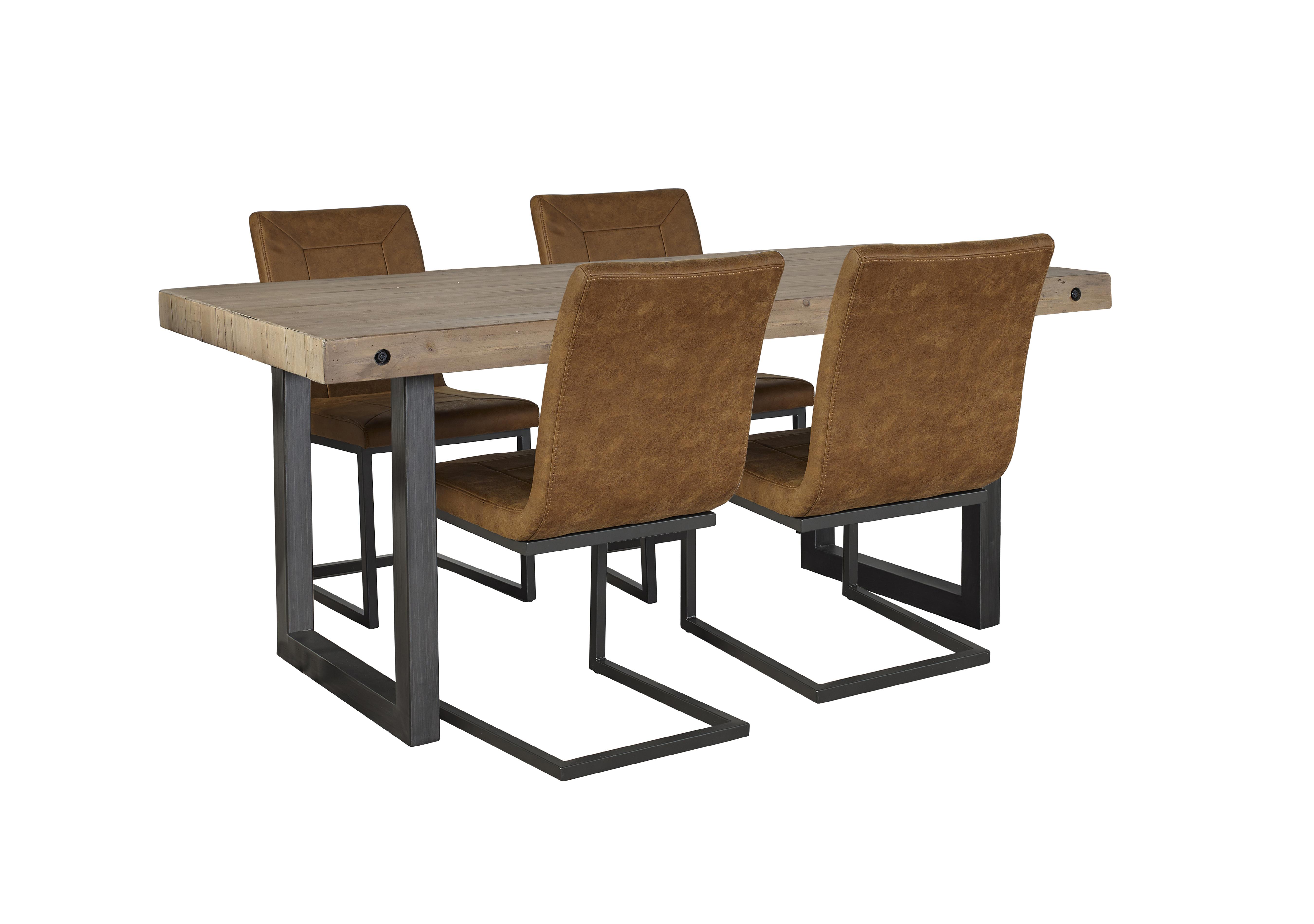 Shoreditch Table and 4 Dining Chairs Furniture Village