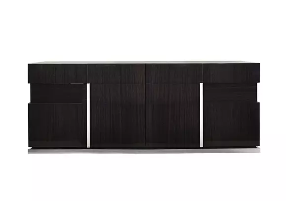 Black sideboard deals high gloss