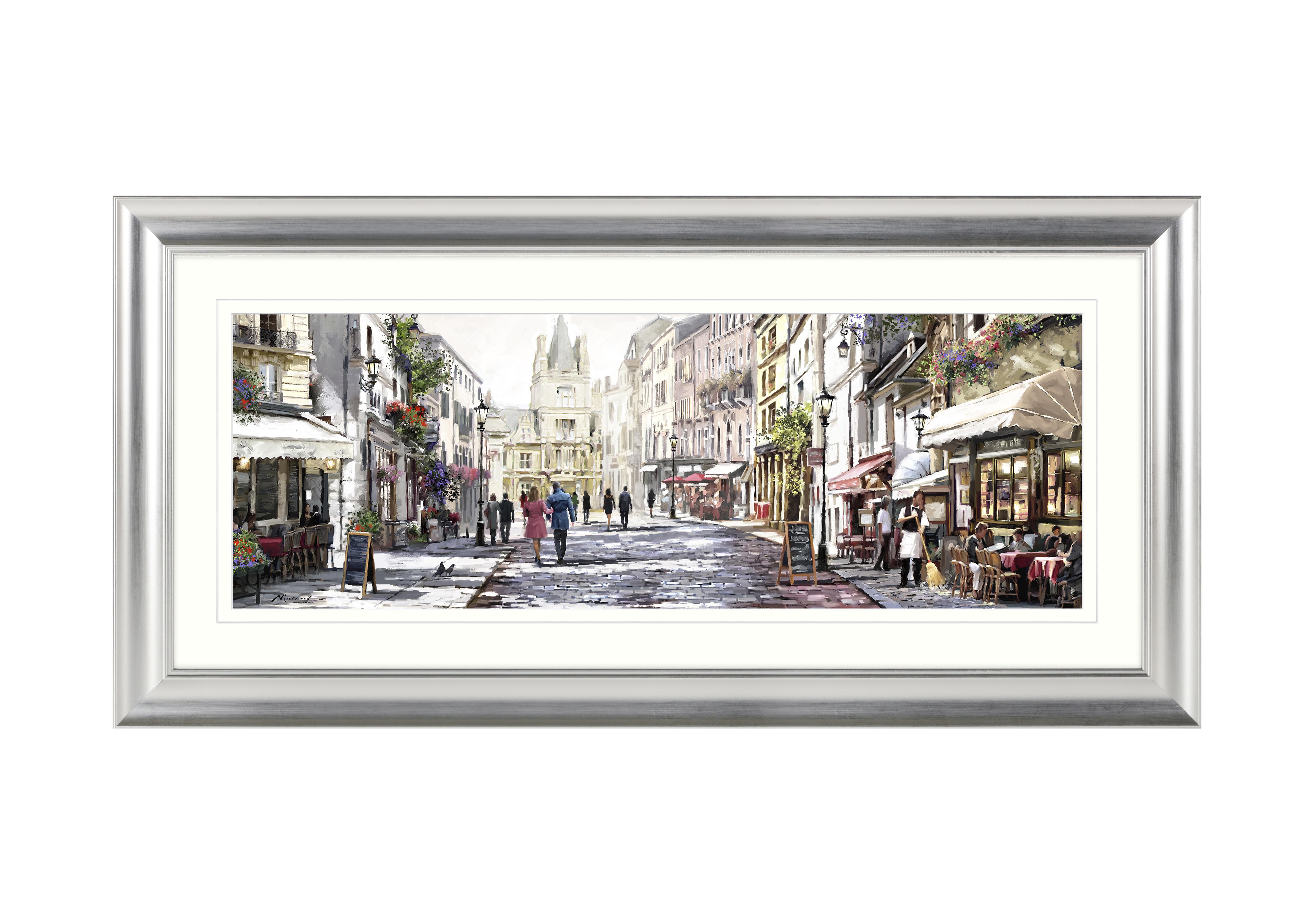 Sunlit Street Framed Art Furniture Village