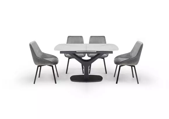 Grey Dining table and chairs sets Furniture Village