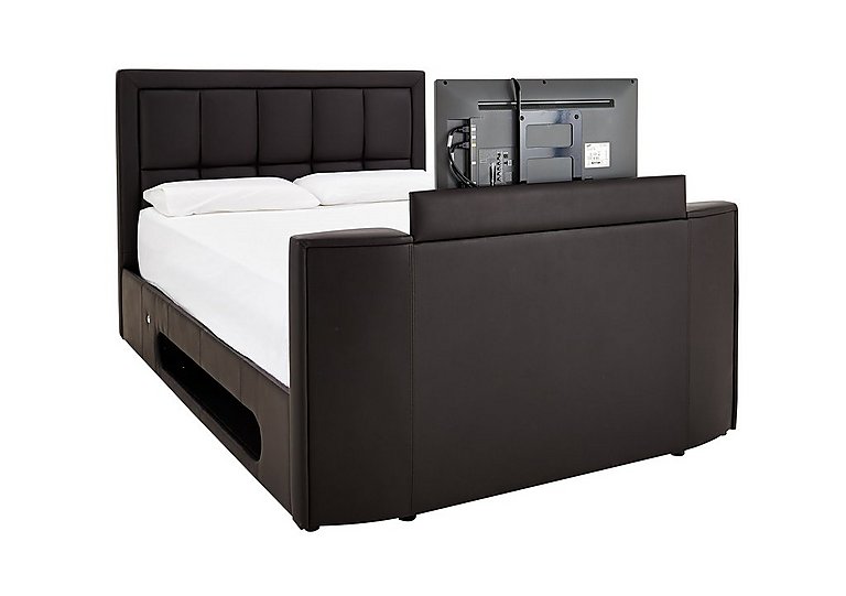 Chicago Super King Size Tv Bed Frame With Led Tv Only One Left