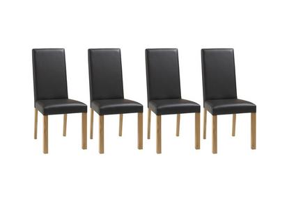 Compton 4 Oak Upholstered Dining Chairs Multi Buy Saver Set