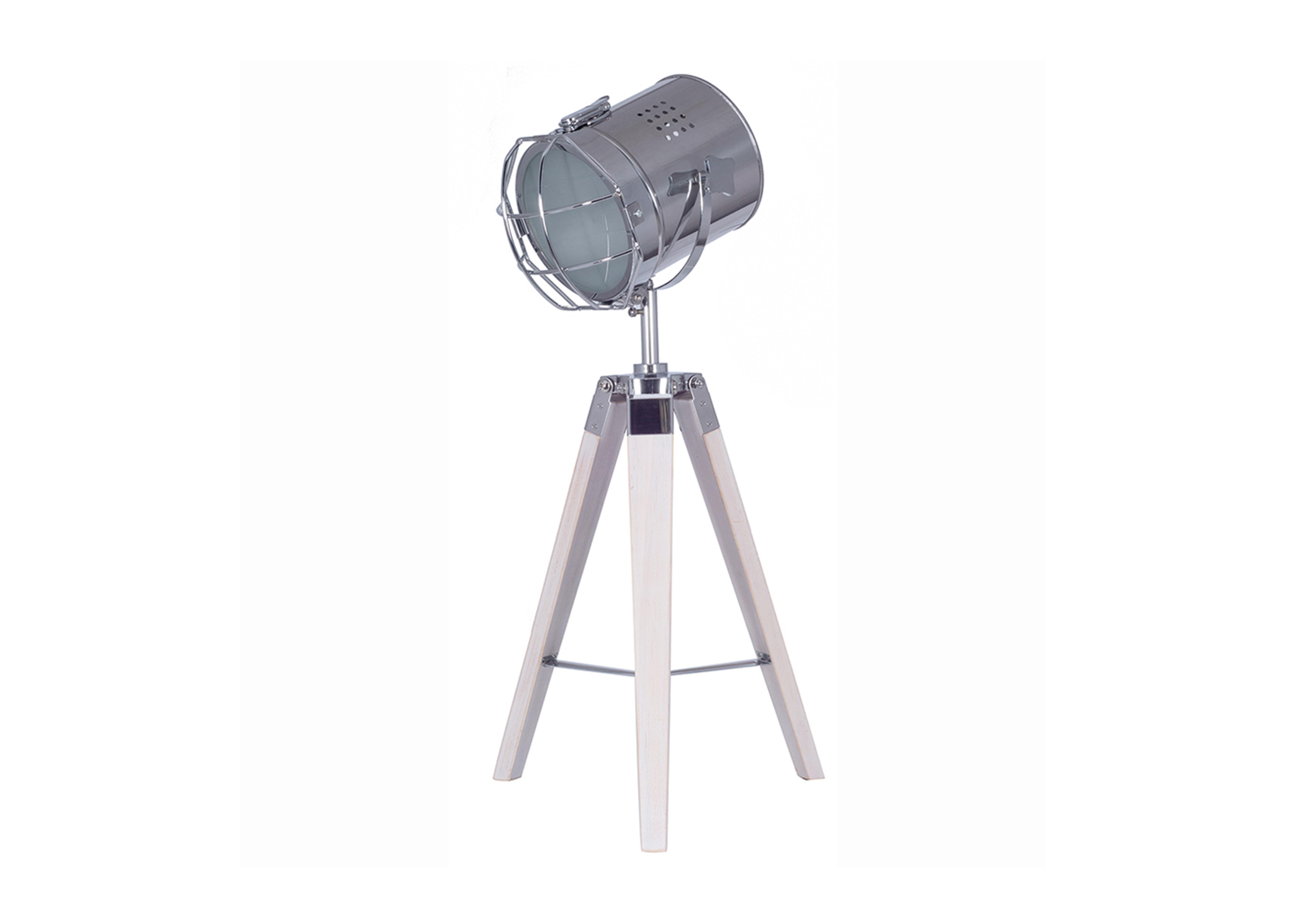 white tripod table lamp