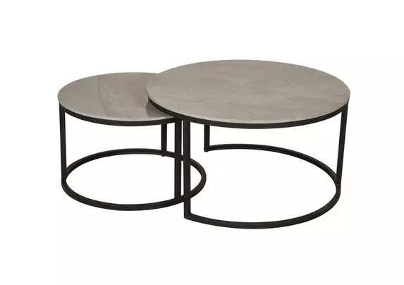 Nest of clearance tables circle