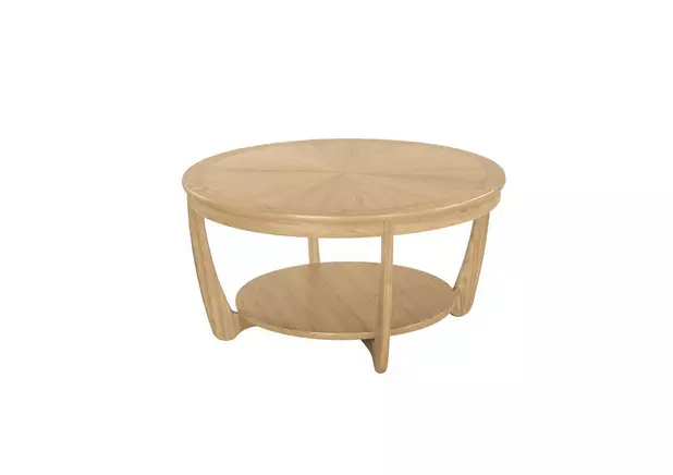 Shades Sunburst Top Round Coffee Table Nathan Furniture Village Version