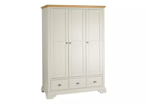 Triple wardrobe deals oak furniture land