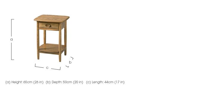 ercol windsor lamp table