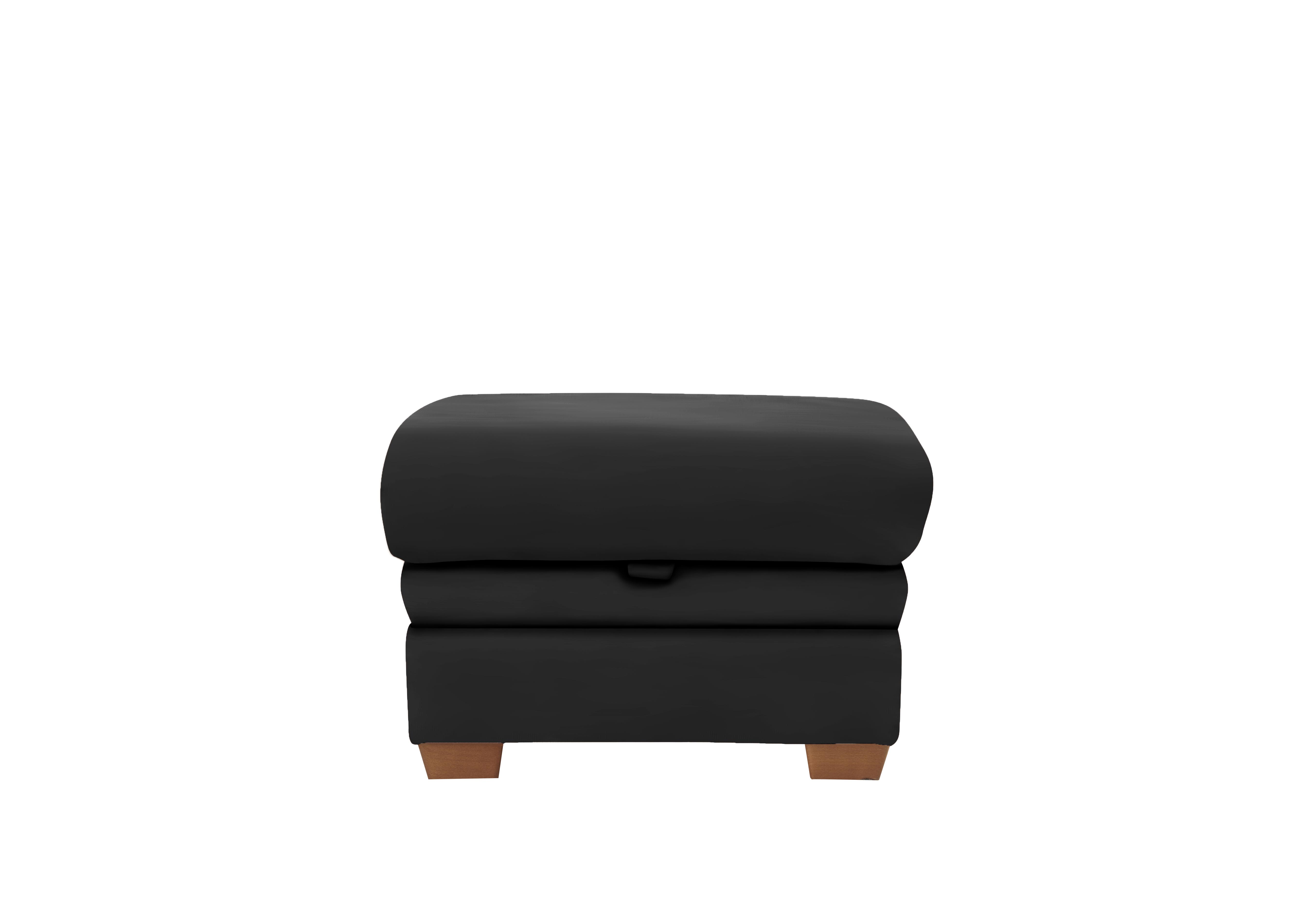 Hudson Leather Storage Footstool Parker Knoll Furniture Village