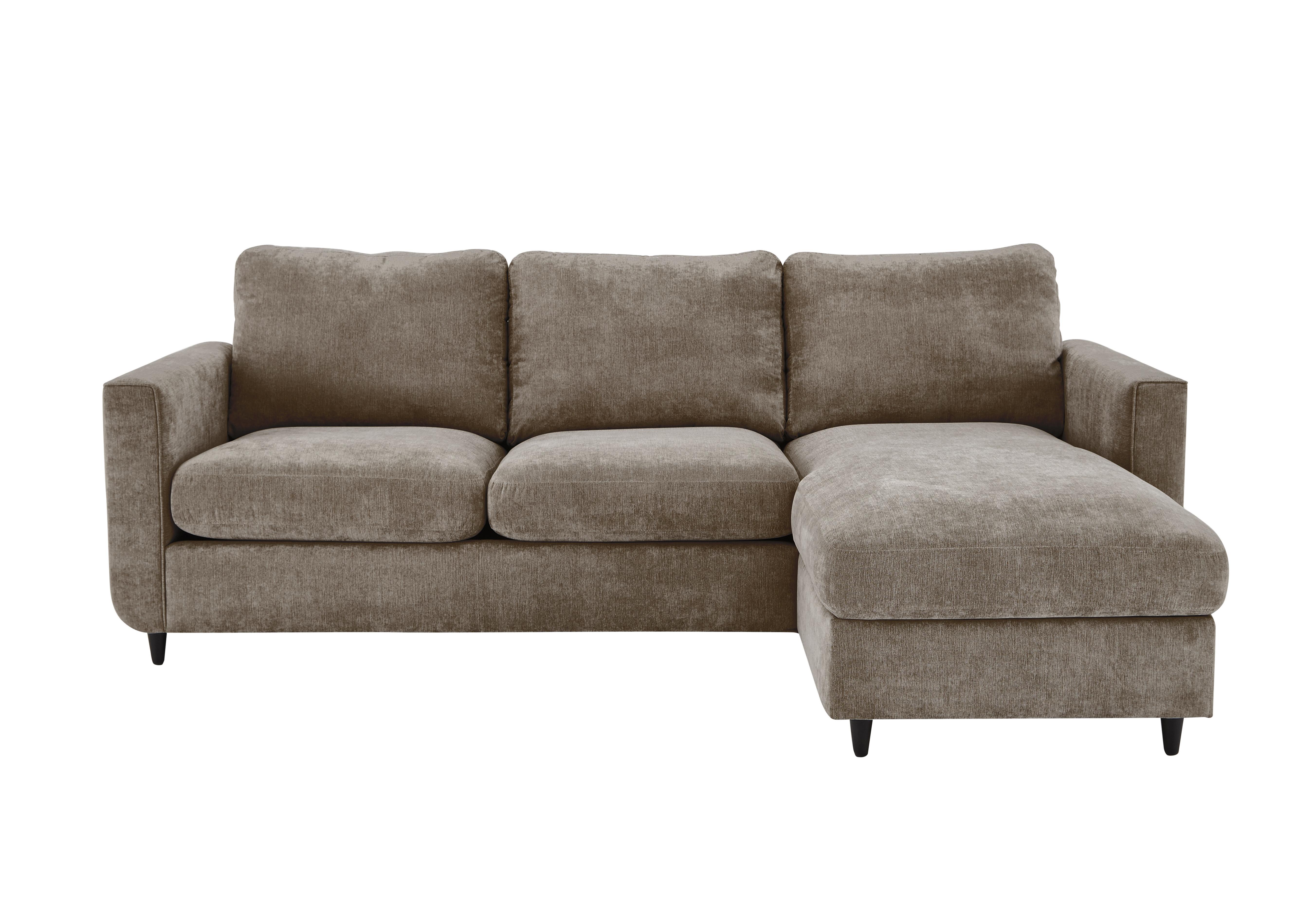 Esprit Fabric Chaise Sofa Bed with Storage Furniture Village