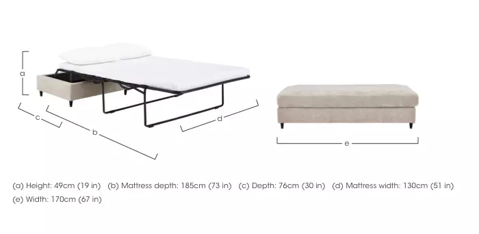 Footstool bed best sale