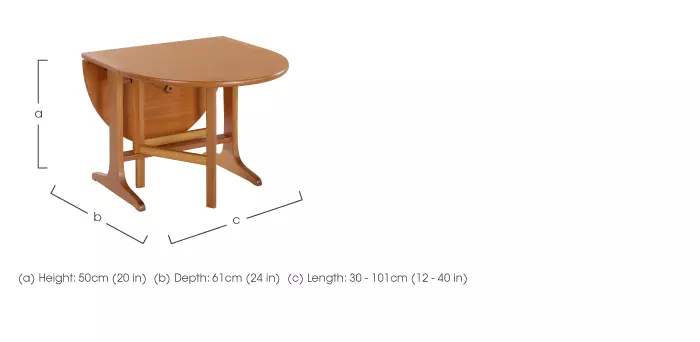 Small gateleg on sale dining table