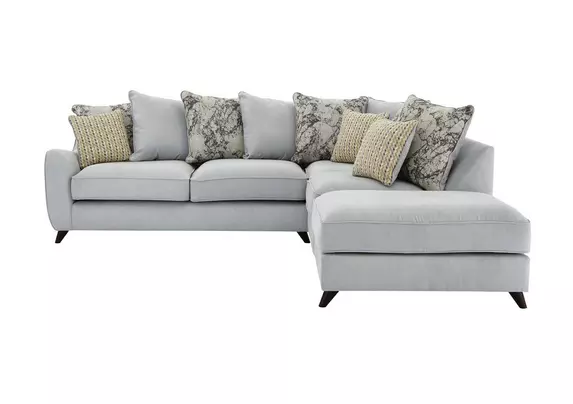 Sectional with pillow on sale backs