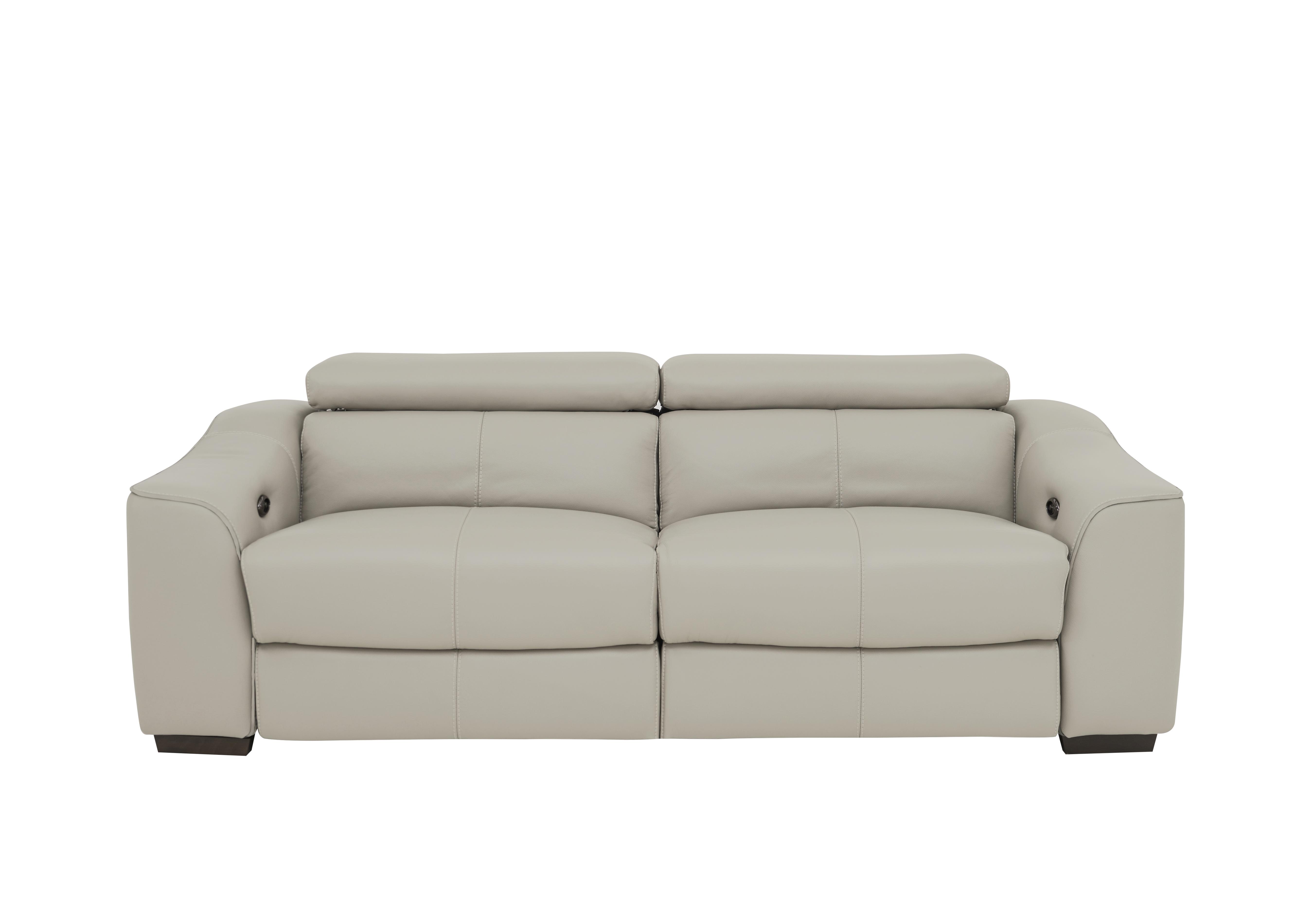 elixir 3 seater leather power recliner sofa